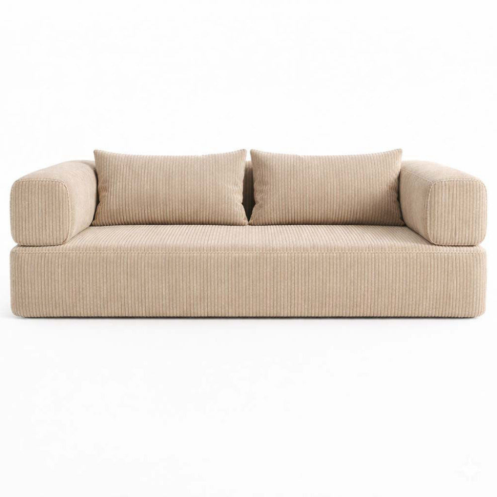 Loungiges Bodensofa mit Sitzhöhe 30cm