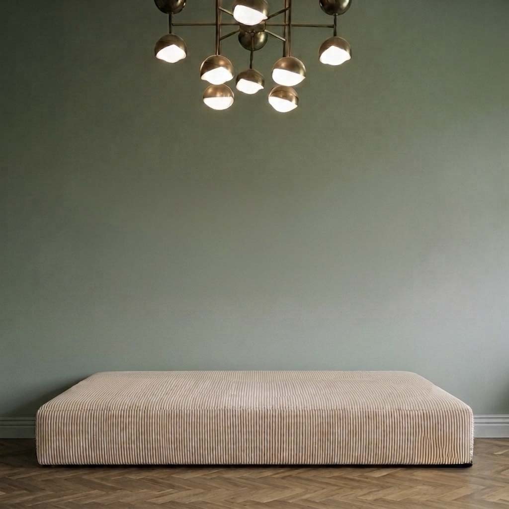 Loungiges Bodensofa CLASSIC, Sitzhöhe 30cm, Schlaffunktion, alle Größen
