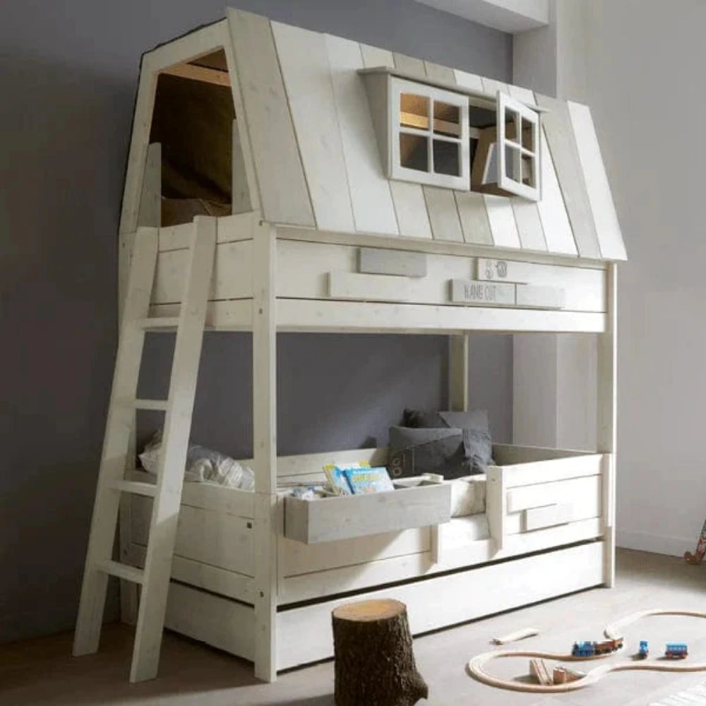 Lifetime Hangour Etagenbett 90x200cm weiss von Sofalux