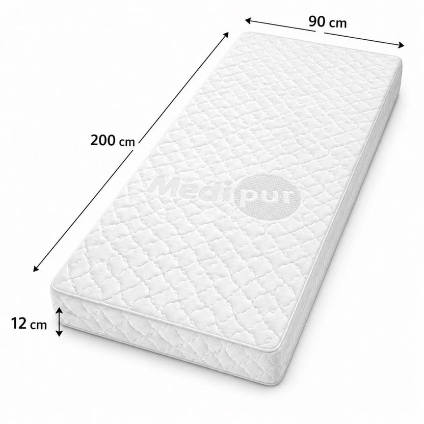 Hochbett TOWER, weiss, 195cm - für den XXL Platz unter dem Hochbett