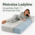 LADYLINE Matratze für Frauen, Kaltschaum, 19cm hoch