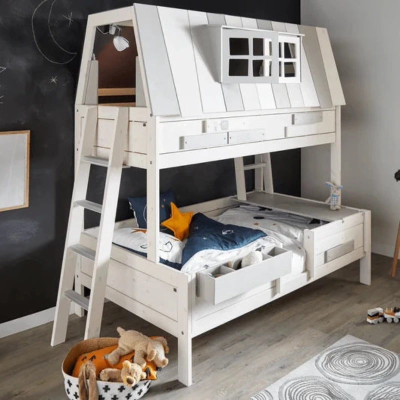 Lifetime Etagenbett unten 129x299cm und obene 90x200cm weiss