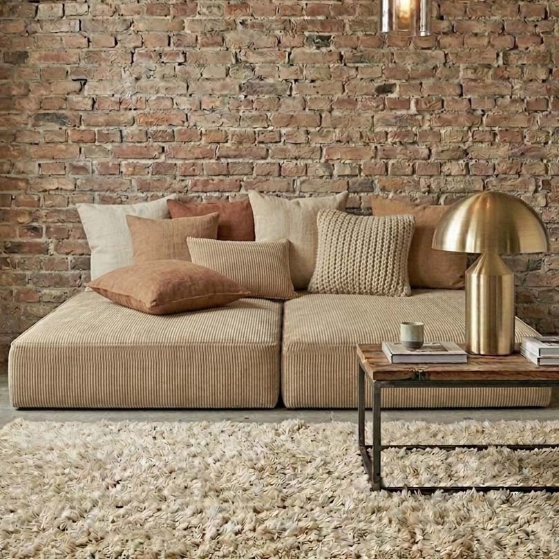 Schlafsofa ROOMIE, 200x100cm, Multifunktional, Cordstoff, Kaltschaumpolster