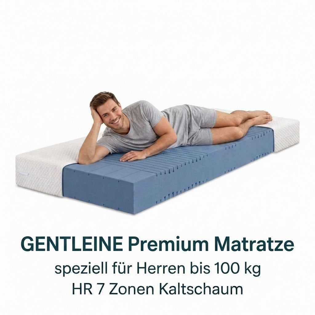 Sehr gute Matratze mit HR-Kaltschaum speziell für Männer 