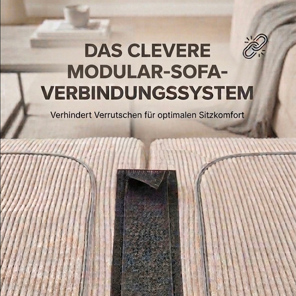 3-Sitzer Schlafsofa ROOMIE, 300x100cm, Cordstoff, Kaltschaumpolster