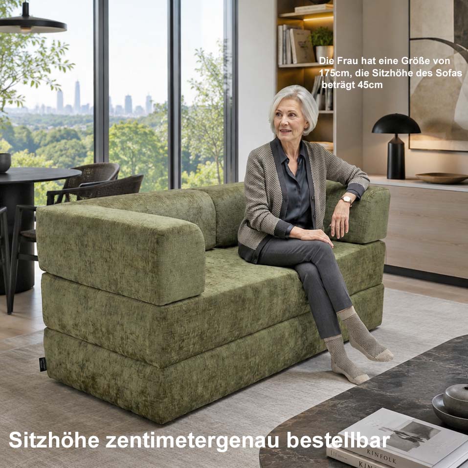 Probleme mit dem Aufstehen bei zu niedriger Sitzhöhe? Sofalux hat die Lösung für Ihr neues Sofa/ Sessel