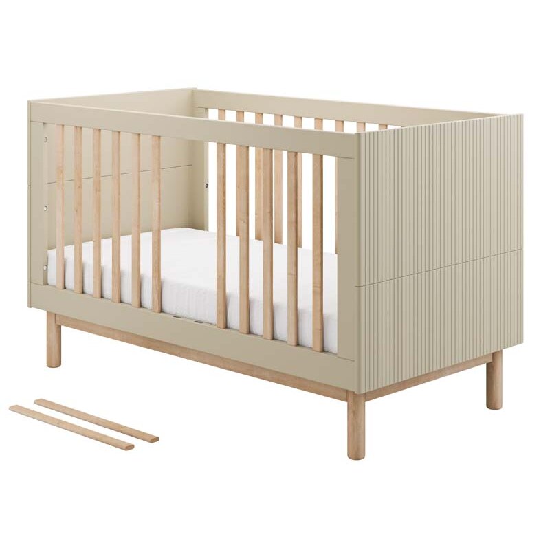 Babybett/Gitterbett SYDNEY – 140x70cm, umbaubar zum Juniorbett