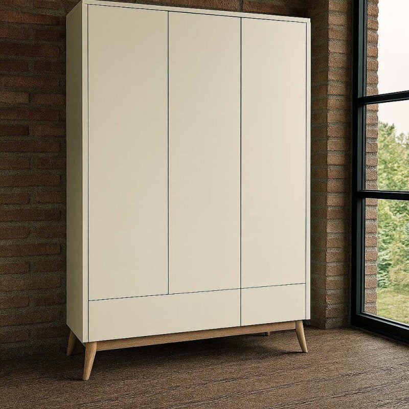 Kleiderschrank 3-türig ROOM:IN – stilvoller Stauraum im Skandinavischen Design