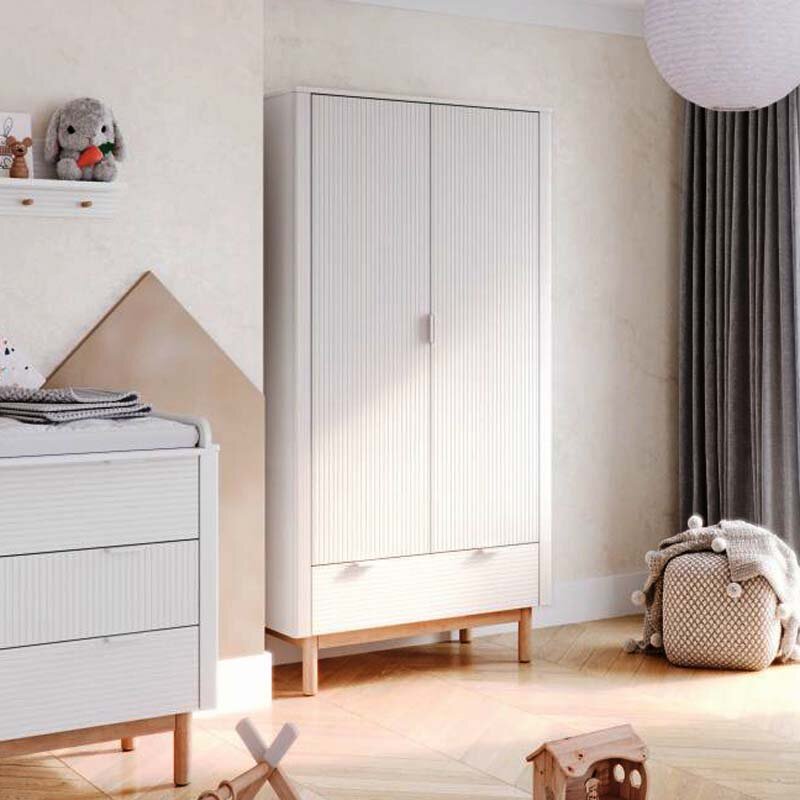 Kleiderschrank 2-türig SYDNEY – stilvoller Stauraum im Skandinavischen Design