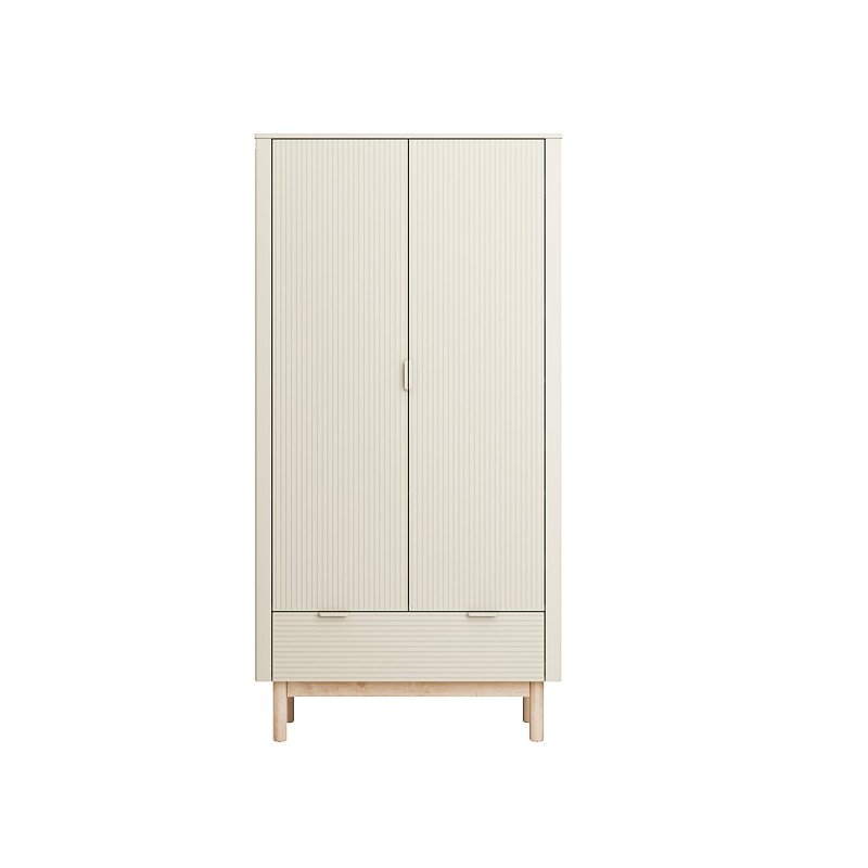 Kleiderschrank 2-türig SYDNEY – stilvoller Stauraum im Skandinavischen Design