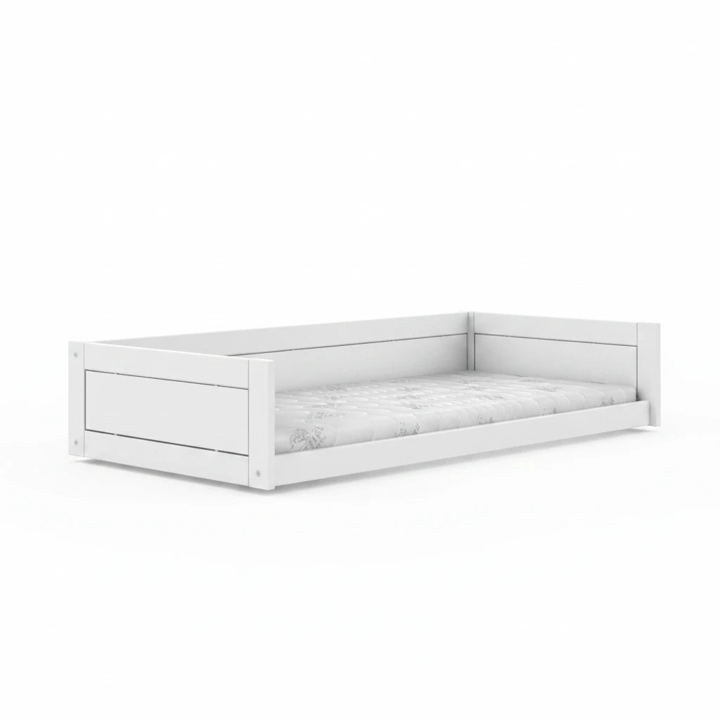 Multifunktionales Montessori Bett 90x200cm, umbaubar zu Hochbetten etc.