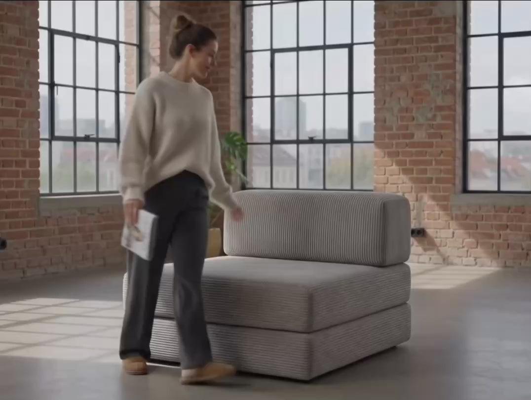 Schlafsessel LOUNGER, 100x100cm, Liegefläche 100x200cm